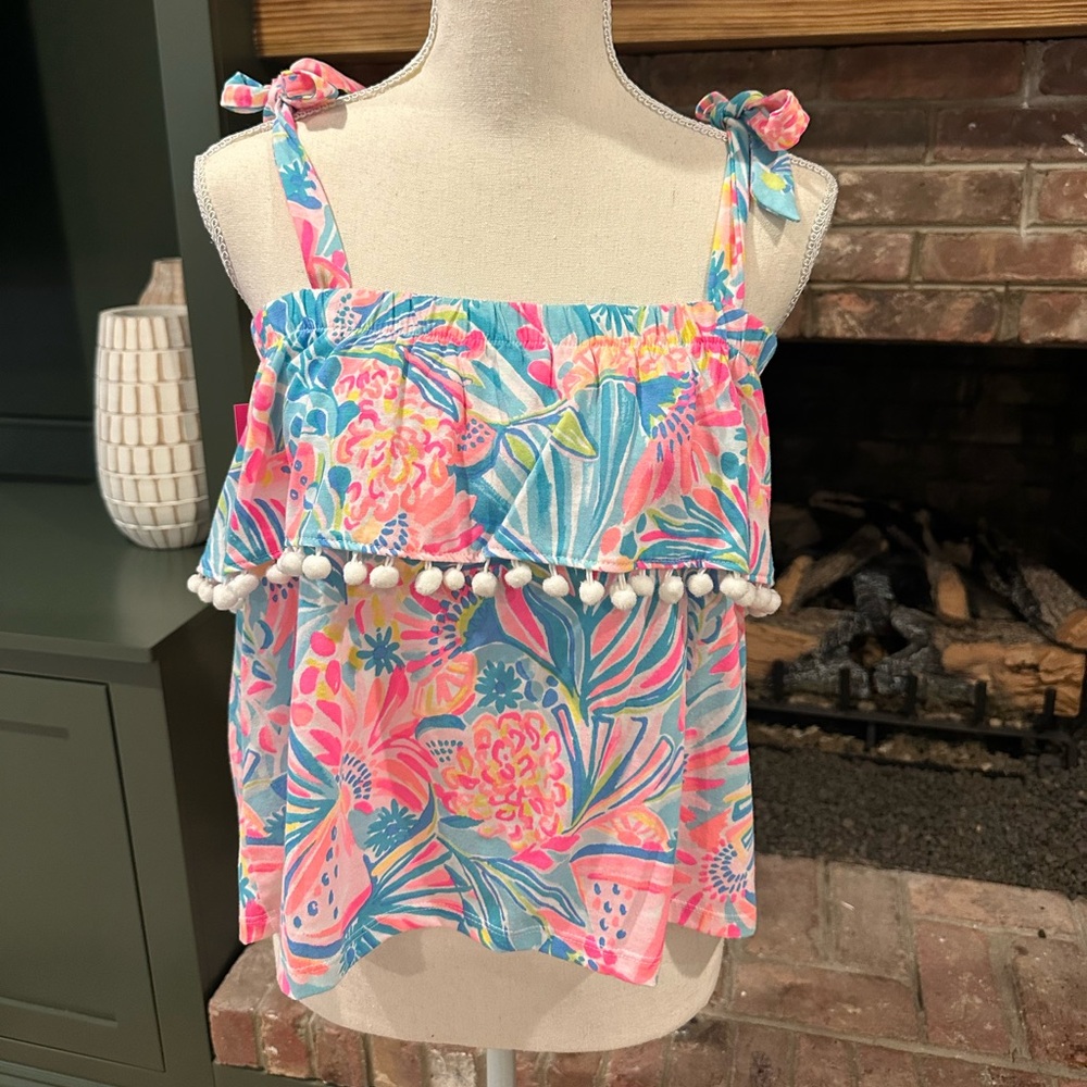 Lilly Pulitzer Pink and Blue Camisole